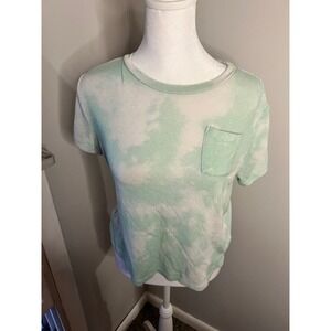 R+R‎ tie dyed cropped t shirt